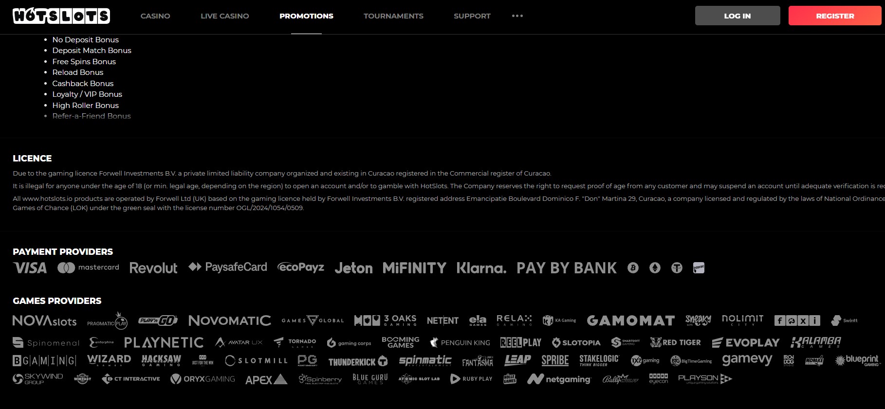 Online casino payment methods and withdrawal options