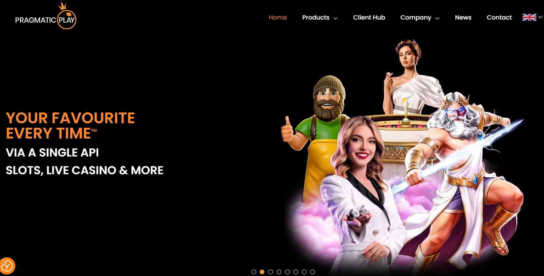 Pragmatic Play website